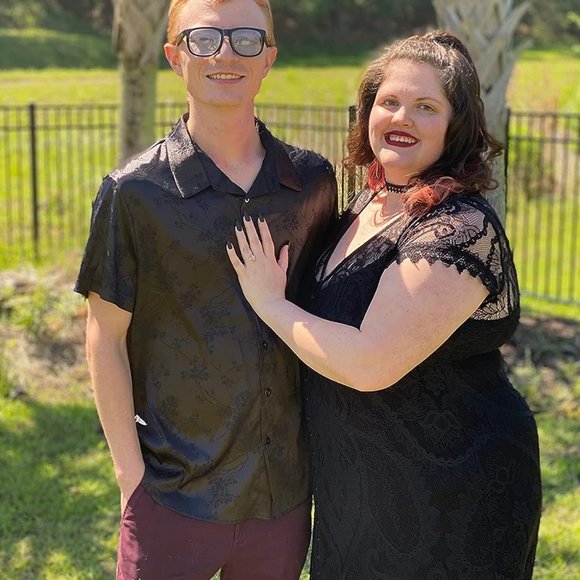 Men's Satin Floral Print Button Down Front Lapel Collar Solid Short Sleeve Shirt - Picture 3 of 9